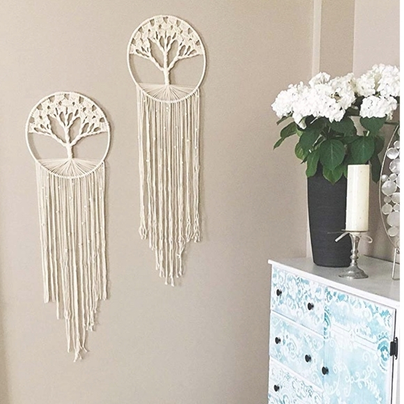 Macrame Tree of Life Wall Art Hanging Dream Catche - Picture 5 of 8